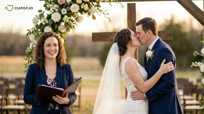 Always step to the side for the perfect first kiss photo.